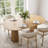 3-Level Extendable Oval Wood Dining Table, 39" to 70" Expandable with 2 Leaves-126661229