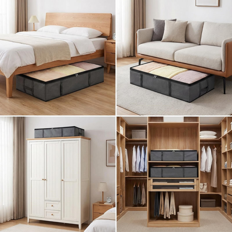 Rebrilliant Fabric Underbed Storage
