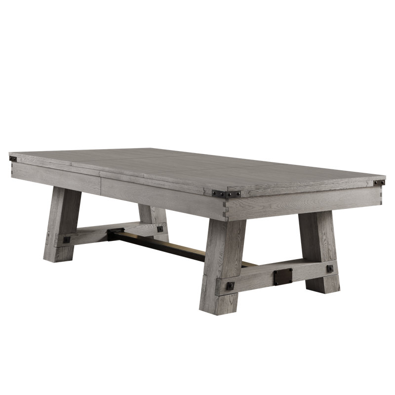 Playcraft Yukon Slate Pool Table With Dining Top/Professional Installation ($895 Value) Included, Black, Northern Drift