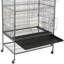 132cm Flat Top Floor Bird Cage with Wheels