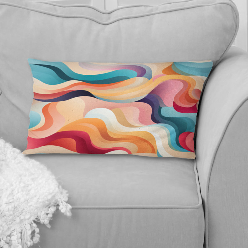 Abstract Throw Pillow