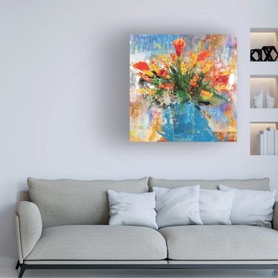Floral Urban Bouquet 9 sur toile