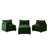 105" Modular Sectional Couch,Upholstered Soft Chenille Fabric Sofa,3 Seater With Ottoman L Shape Sofa-581128006