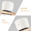 Ventilateur de plafond à moteur à courant continu de 42 po Epoch avec lumière DEL à intensité variable, pales en bois massif, commande de l'application, interrupteur mural et télécommande manuelle-120464024-120464022