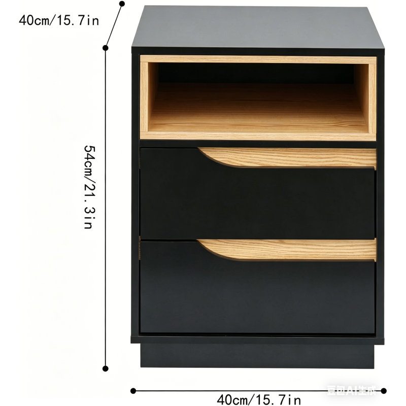40.01cm W Bedside Table