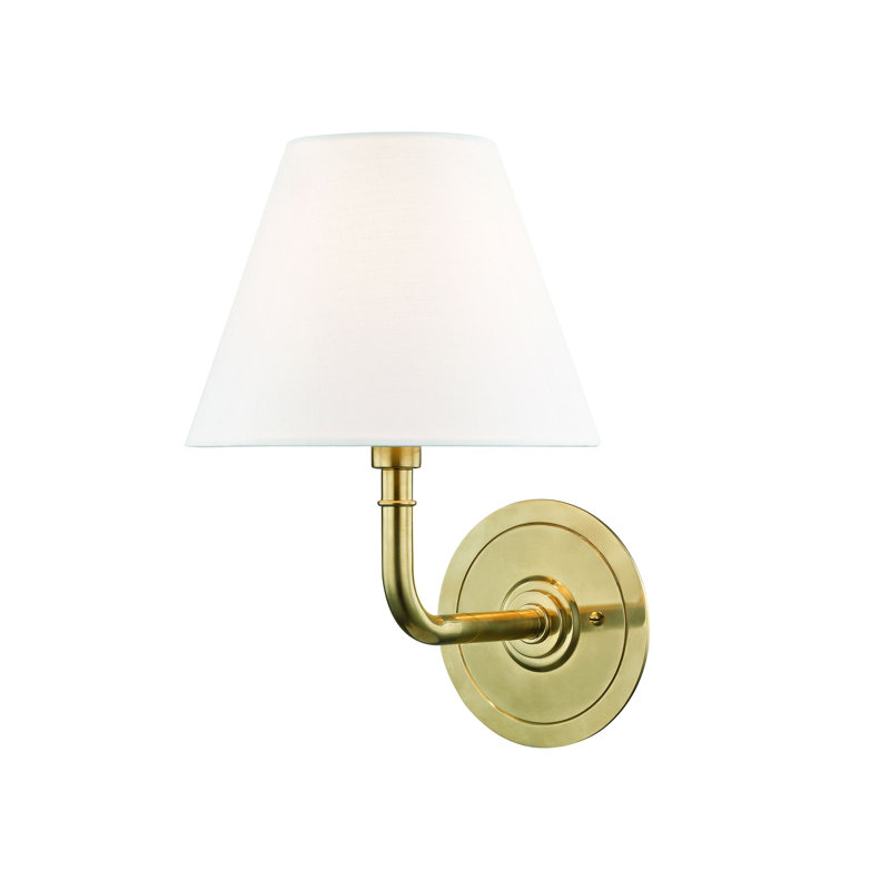 Signature No.1 Wall Sconce by Mark D. Sikes, Aged Brass