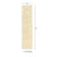 Tapis ivoire en laine tissé à la main Aaiden Flokati-12035809