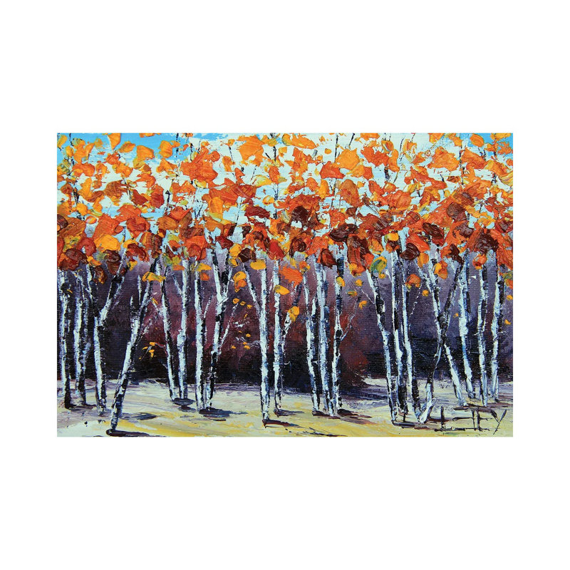 Autumn Colors by Lisa Elley - Gallery-Wrapped Canvas Giclée on Canvas, Canvas, 20.32 cm H x 30.48 cm W