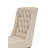Dions Extendable 72" to 104" Table with Rustic Wood Dining Set and Linen Tufted Chairs-88141764-88141763-88612246