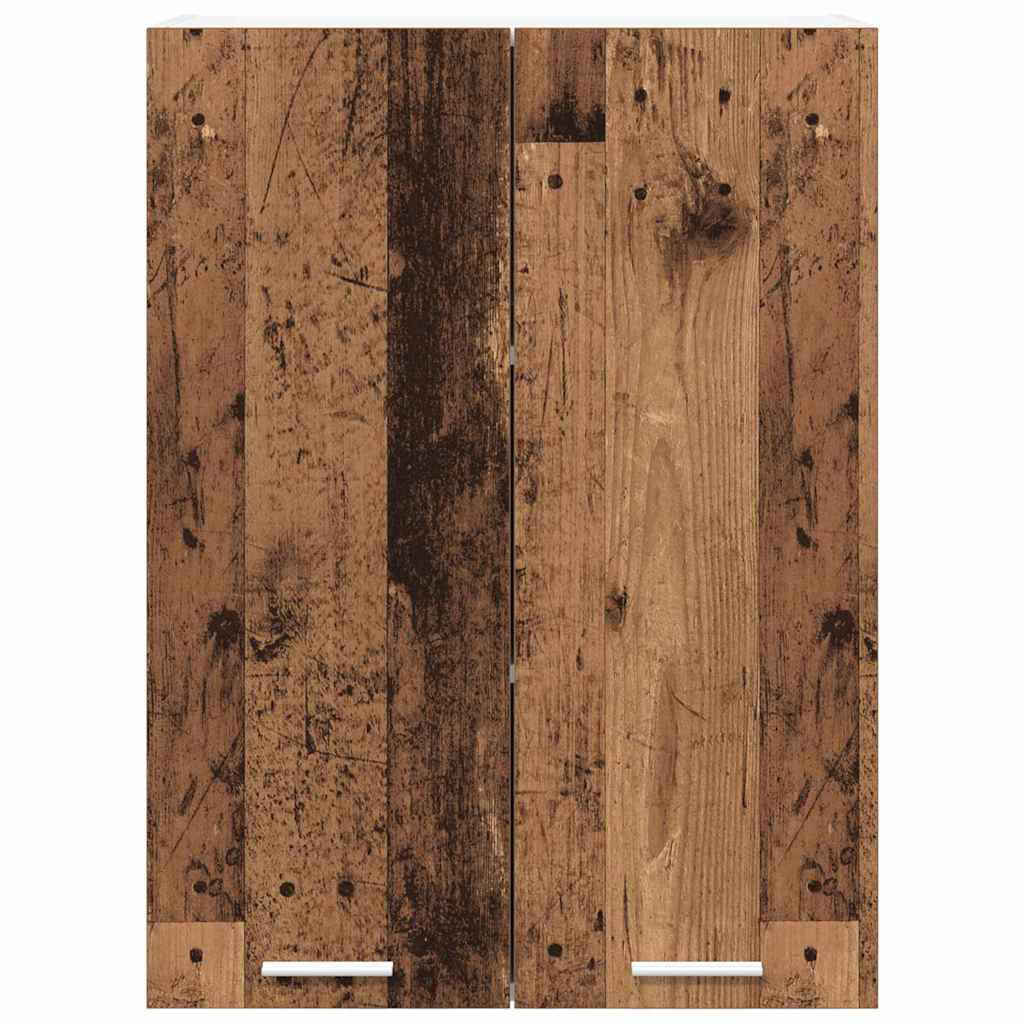 Vidaxl Hanging Cabinet With Storage Riga Artisan Oak 60 X 31 X 80 Cm