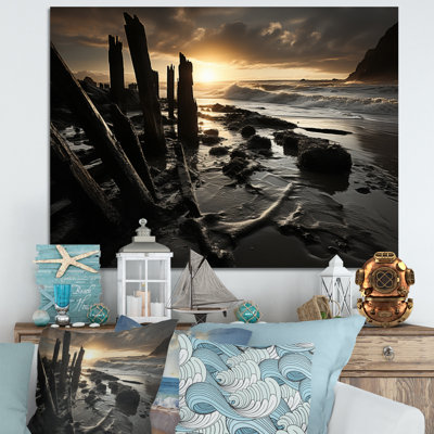 Beach Photo Oceanic Rhythms I - impression