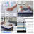 12 Inch King Size Eurotop Hybrid Mattress with Gel Memory Foam and Individually Wrapped Pocket Coils - Pressure Relief & Motion Isolation, Medium Firm Feel, CertiPUR-US Certified-769654984