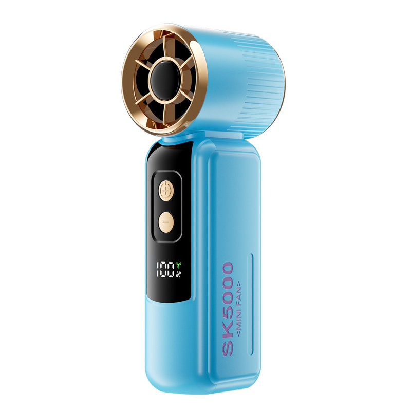Ventilateur à brumisateur à main kbndieu, Blue