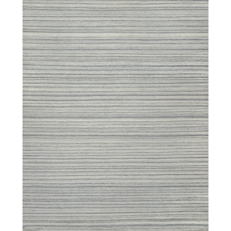 Textures Wool Striped Area Rug, Rectangle 6' x 9'