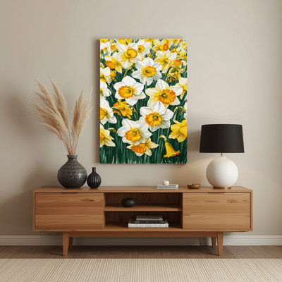 Aquarelle botanique 16, art mural en métal beige