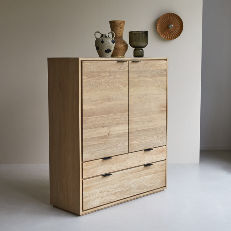 Senson Solid Wood Accent Cabinet
