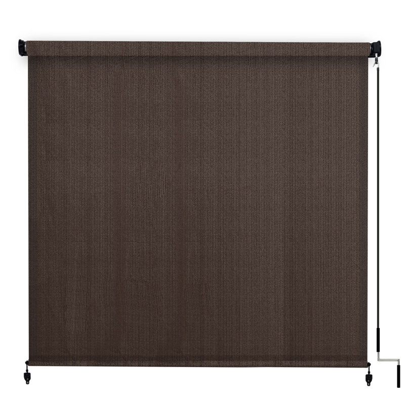 Rideau roulant filtrant la lumière, Chocolat, L 96 po x L 96 po