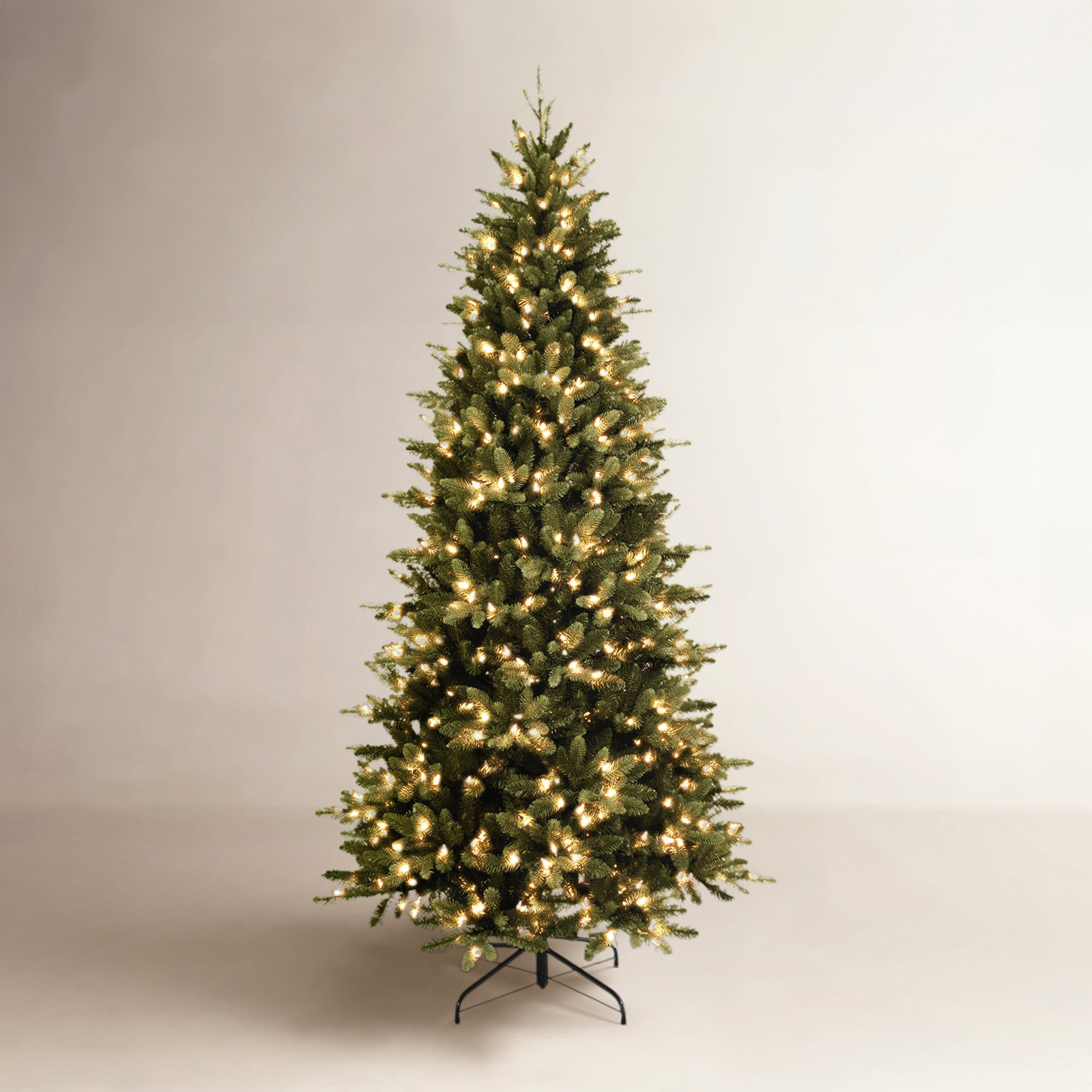 Lighted Artificial Spruce Christmas Tree, 6.5' H