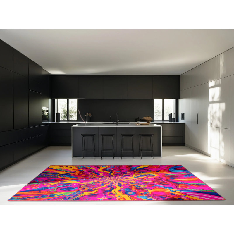 Fractal Flow Rug, Rectangle 8' x 10'