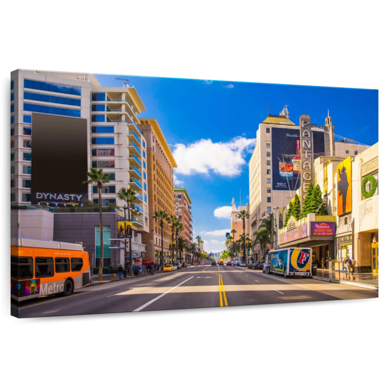 LA Hollywood Boulevard, H 30 po x l 45 po