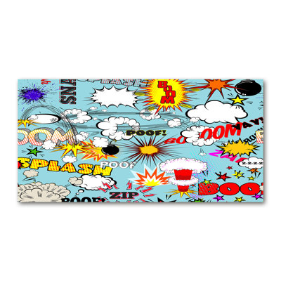 Comic Book - Wrapped Canvas Print