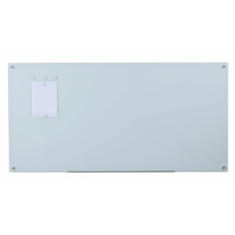 Tableau magnétique en verre blanc audiovisuel direct, 36" x 72"
