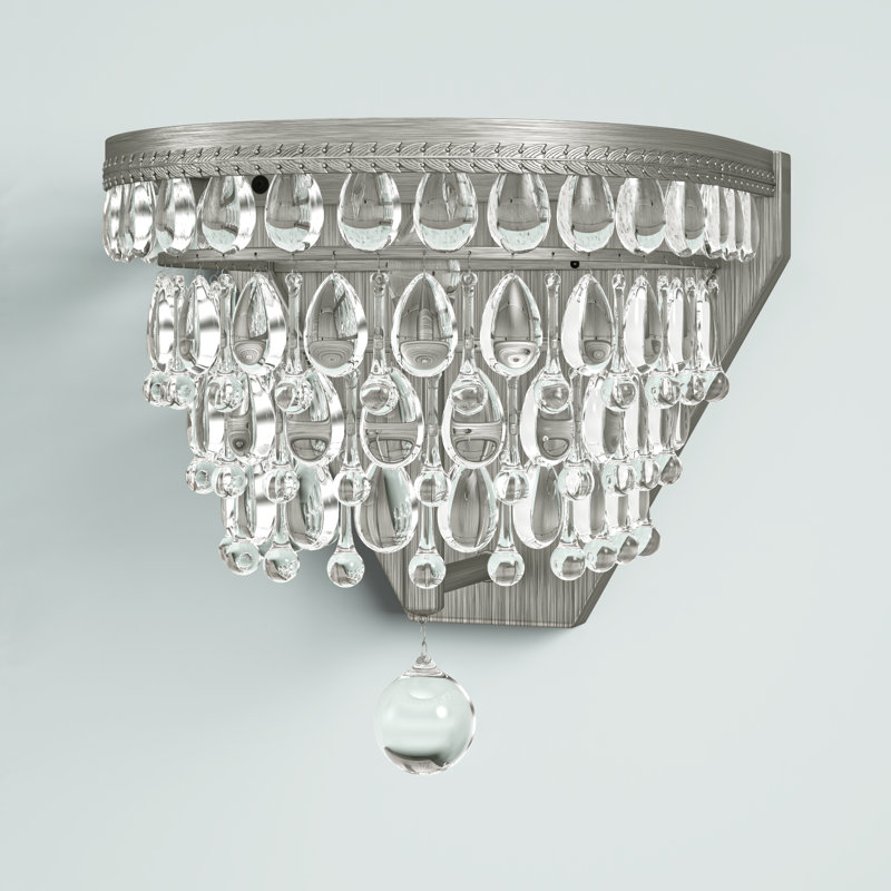 Plafonnier encastré 1 lumière Beno, Argent antique