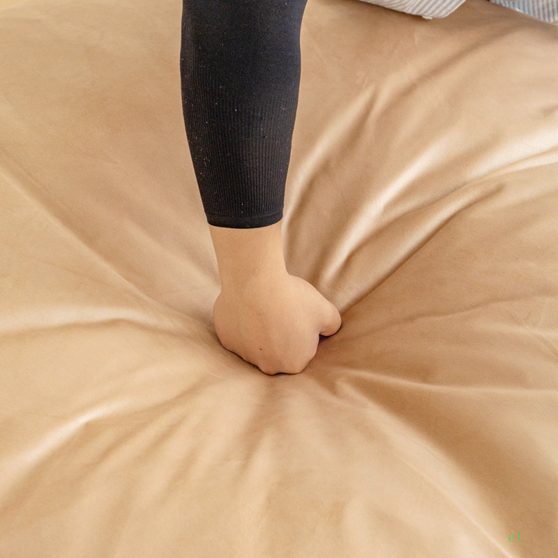 Fauteuil à billes: fauteuils à billes en mousse à mémoire de forme 5 pi pour adulte avec housse en microfibre - 5 pi