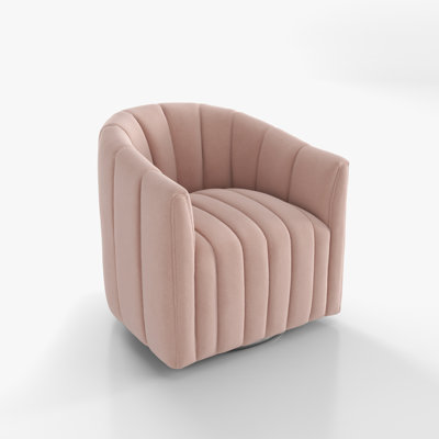Fauteuil demi-tonneau pivotant Annelotte