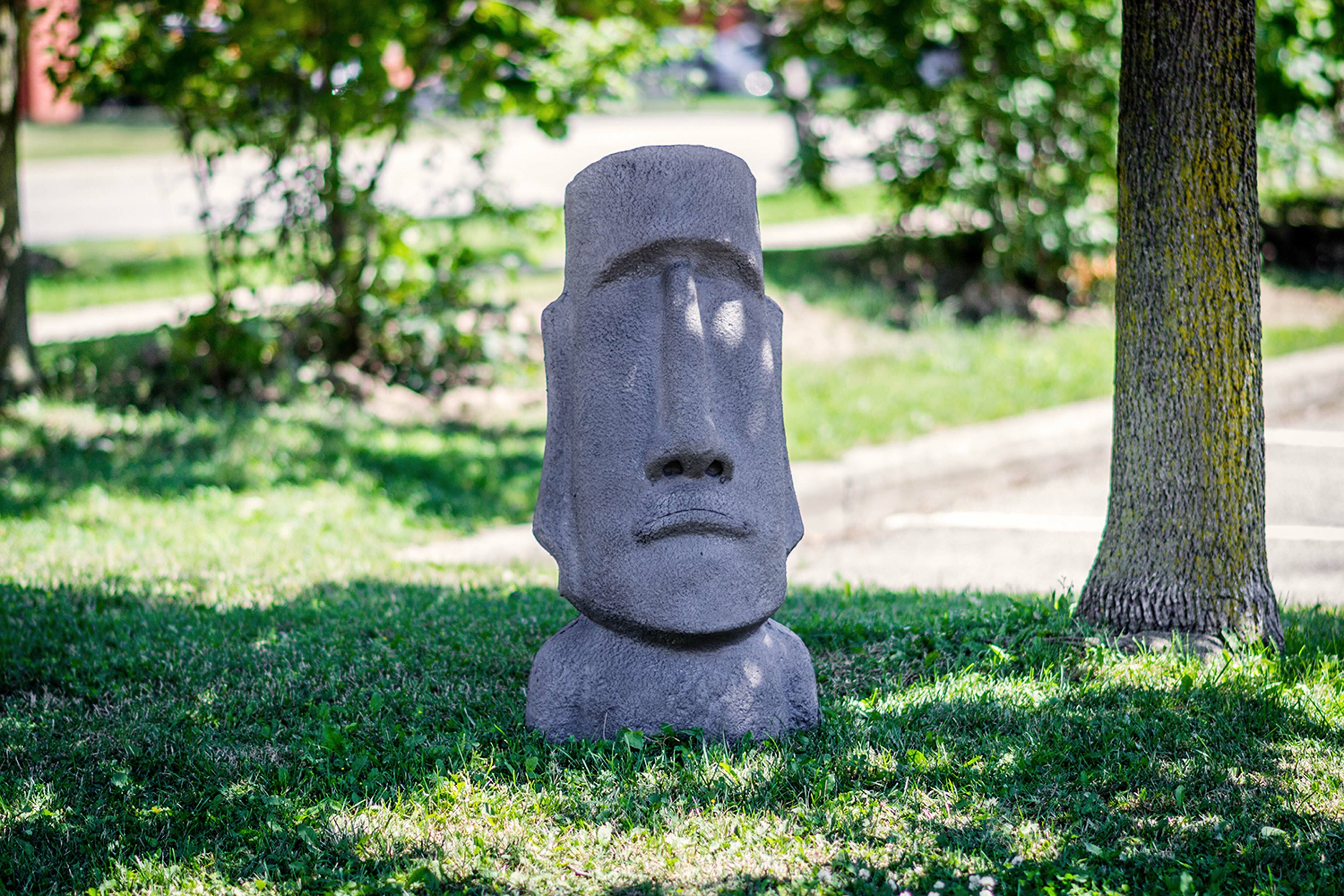 Transform Your Garden with Easter Island Head Yard Decor