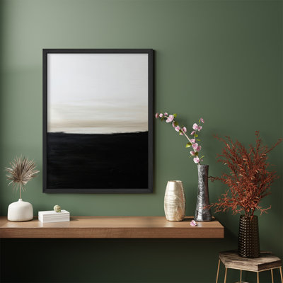 Reproduction d'art encadrée abstraite pour décoration intérieure moderne