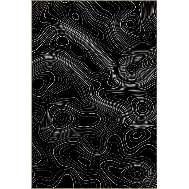 Tapis rectangulaire Baxlee, Tapis de couloir 3 pi 4 po x 9 pi 11 po