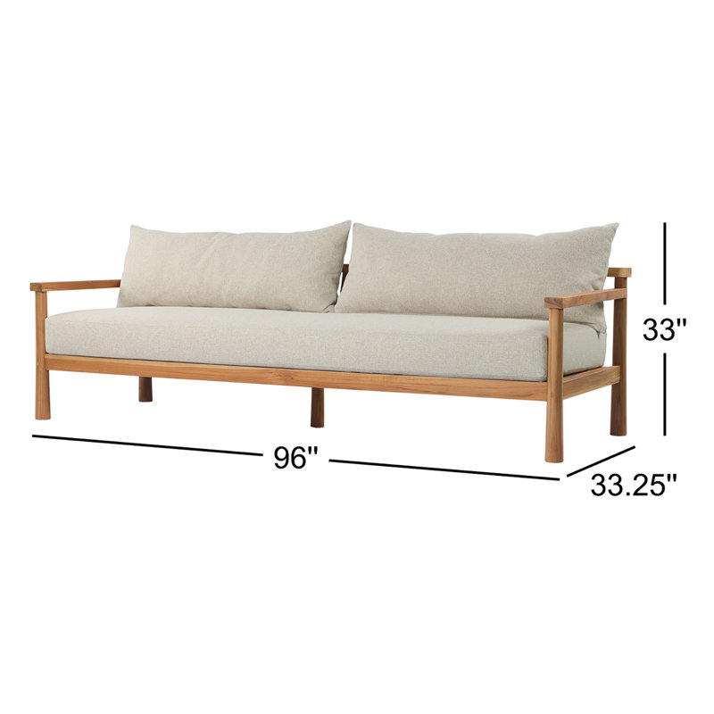 Irvine Outdoor 4 - Seat Patio Sofa