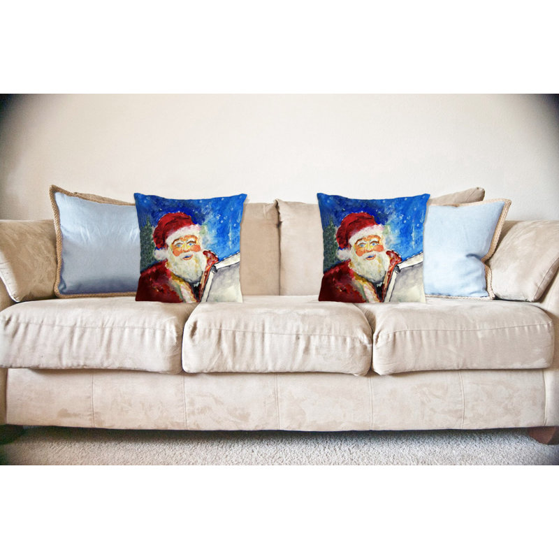 Coussin Santa, 18 po x 18 po