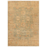 Oushak Nubl Oriental Hand Knotted Wool Dark Green/Brown Area Rug