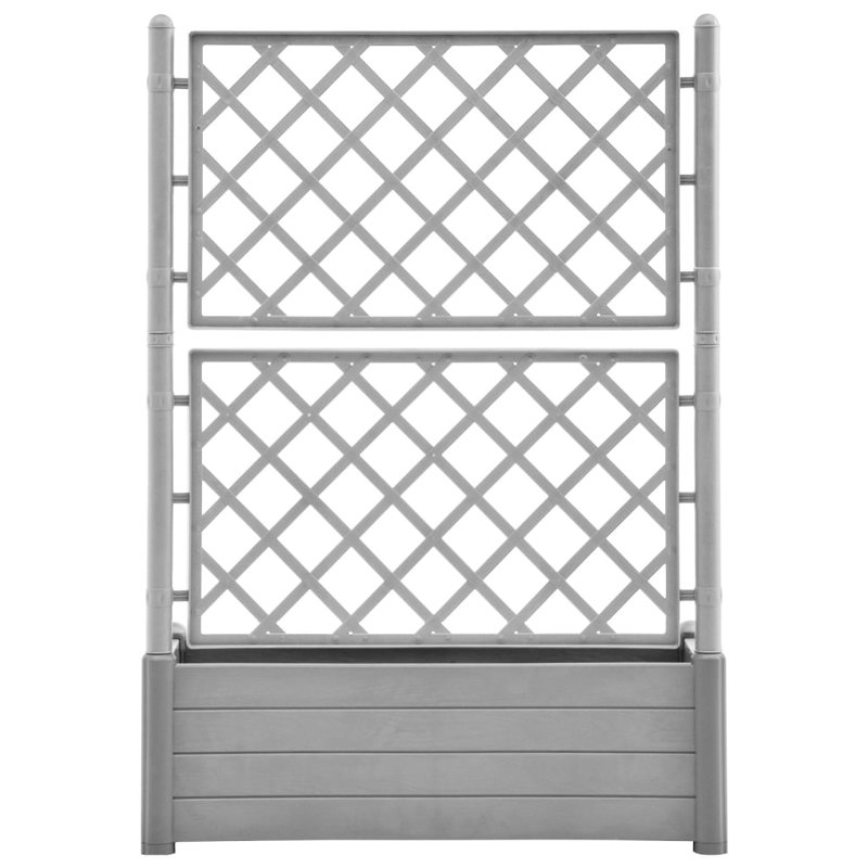Grinstead Raised Flower Bed with Trellis