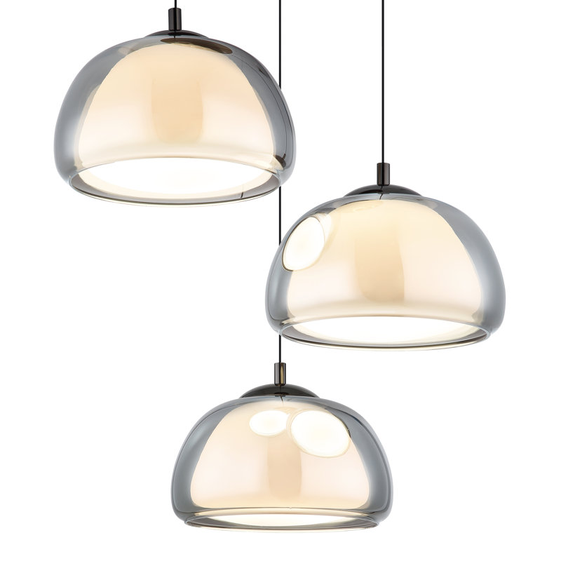 Berengario 1 - Light LED Geometric Pendant, Matte Black