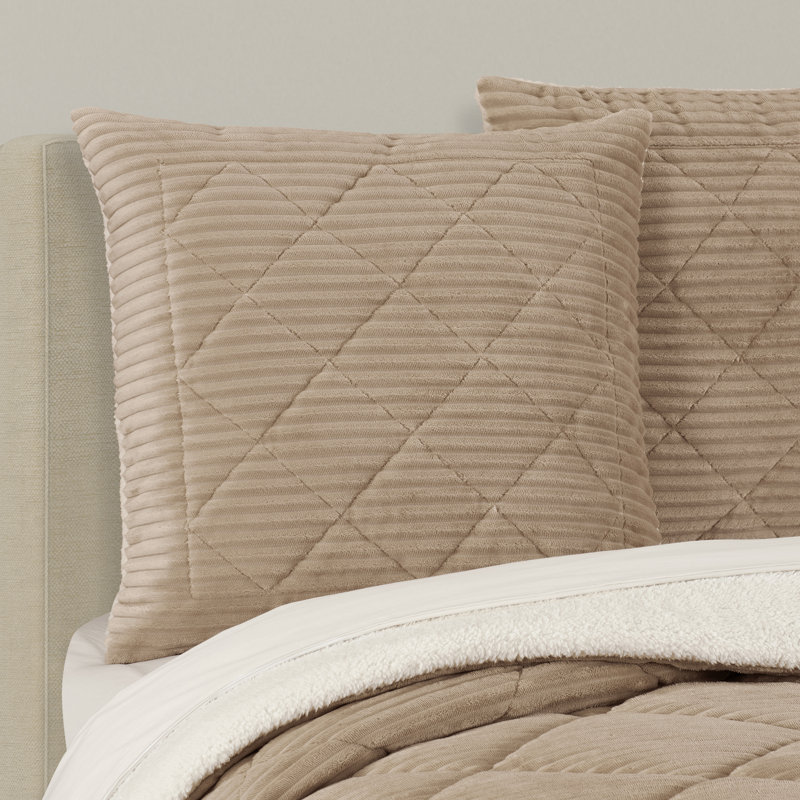 Everett Euro Sham, Beige