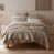 Chambray noisette