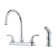 Double Handle Kitchen Faucet with Side Spray