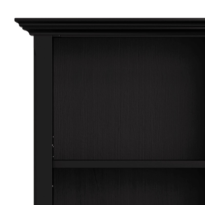 24 Inch 5 Shelf Bookcase, Black