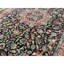 Wool Oriental Area Rug in Black/Pink/Green