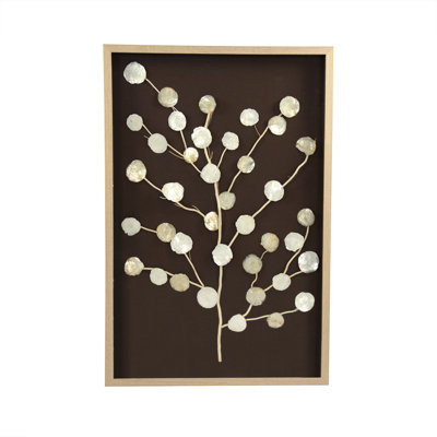 Abstract Mother Of Pearl Tree Print