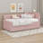 Anarkali Twin Size L-Shaped Corduroy Daybed with 2 Storage Drawers-1237936411