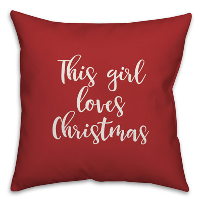  Coussin This Girl Loves Christmas