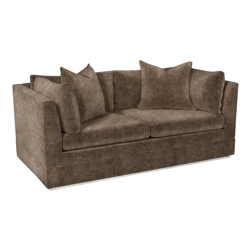Thom Filicia Home 70.5'' Square Arm Loveseat, Casa Blanca, Nadia Earth