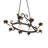 Pepo 8 - Light Steel Dimmable Wagon Wheel Chandelier