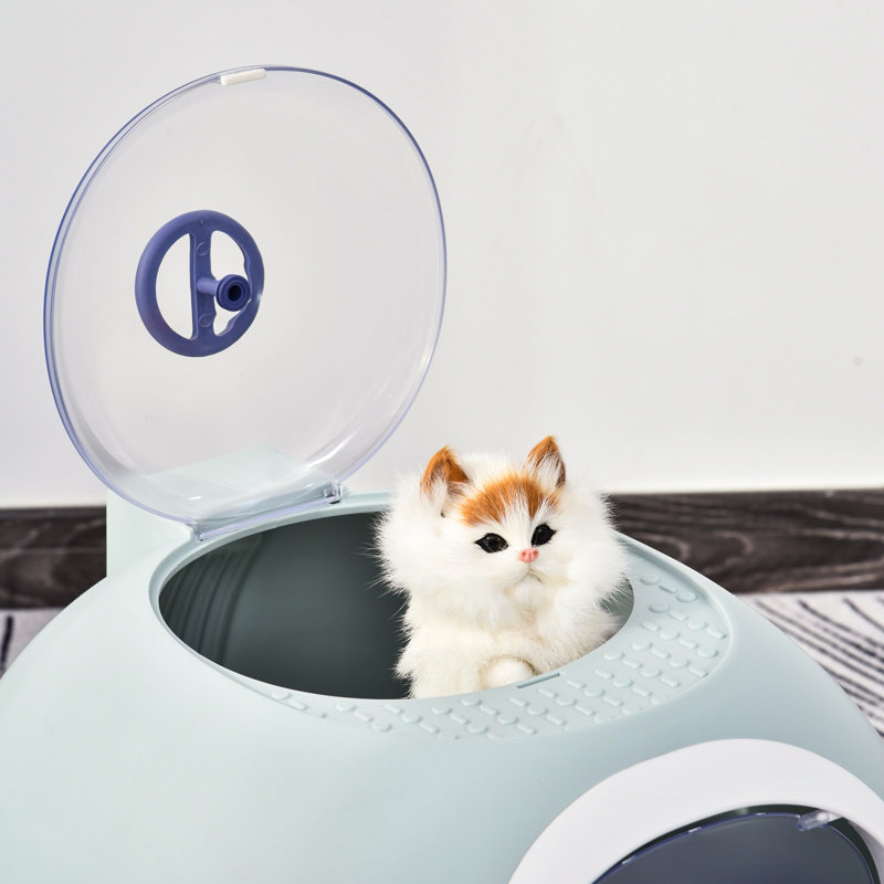 Mermec Plastic Litter Box Enclosure with Scoop