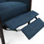 Canapé inclinable en tissu Mid-Century