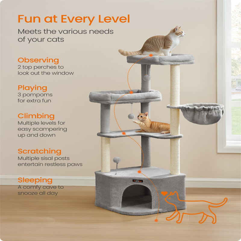 140cm H Cat Tree